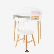 Cargar imagen en el visor de la galería, Snow Escritorio Infantil color Blanco y Madera