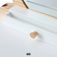 Cargar imagen en el visor de la galería, Kitty Tocador Juvenil color Blanco y Madera