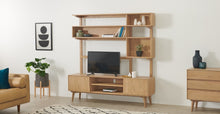 Cargar imagen en el visor de la galería, Wingrove Mueble Multimedia ancho color Roble Francés