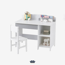 Cargar imagen en el visor de la galería, Evan Escritorio Infantil color Blanco y Gris