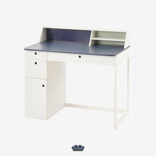 Cargar imagen en el visor de la galería, Cloud Escritorio Juvenil color Blanco y Azul Navy