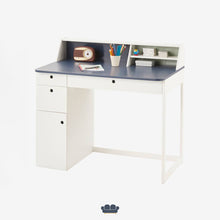 Cargar imagen en el visor de la galería, Cloud Escritorio Juvenil color Blanco y Azul Navy