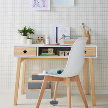 Cargar imagen en el visor de la galería, Yadrick Escritorio Infantil color Blanco y Madera