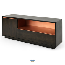Cargar imagen en el visor de la galería, Anderson Mueble Multimedia color Sombra Gris Y Cobre
