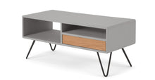 Cargar imagen en el visor de la galería, Ukan Mueble Multimedia color Gris y Roble ideal para TV