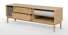 Cargar imagen en el visor de la galería, Campton Mueble Multimedia color Roble ideal para TV