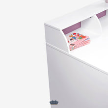 Cargar imagen en el visor de la galería, Phoenix Escritorio Juvenil color Blanco y Lila