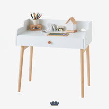 Cargar imagen en el visor de la galería, Quijote Escritorio Juvenil color Blanco y Madera
