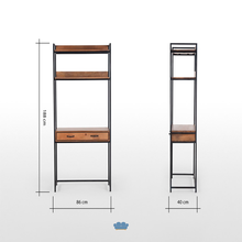 Cargar imagen en el visor de la galería, Stirlin Escritorio funcional modular Madera de Mango y Negro