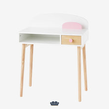 Cargar imagen en el visor de la galería, Snow Escritorio Infantil color Blanco y Madera