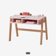Cargar imagen en el visor de la galería, Adonis Escritorio Infantil color Rosa Bebé y Madera
