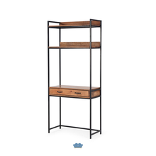 Cargar imagen en el visor de la galería, Stirlin Escritorio funcional modular Madera de Mango y Negro