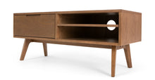 Cargar imagen en el visor de la galería, Jenson Mueble Multimedia color Roble Oscuro ideal para TV
