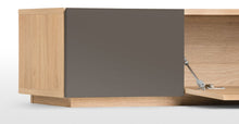 Cargar imagen en el visor de la galería, Hopkins Mueble Multimedia color Roble y Gris ideal para TV