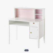 Cargar imagen en el visor de la galería, Magical Escritorio Juvenil color Blanco y Rosa Bebé