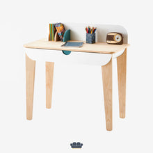 Cargar imagen en el visor de la galería, Elodie Escritorio Infantil color Blanco y Madera