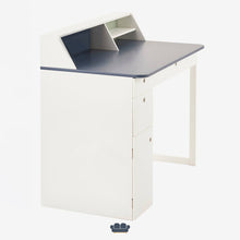 Cargar imagen en el visor de la galería, Cloud Escritorio Juvenil color Blanco y Azul Navy