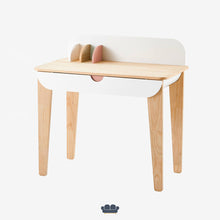 Cargar imagen en el visor de la galería, Elodie Escritorio Infantil color Blanco y Madera