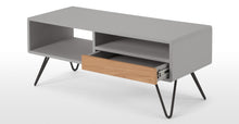 Cargar imagen en el visor de la galería, Ukan Mueble Multimedia color Gris y Roble ideal para TV