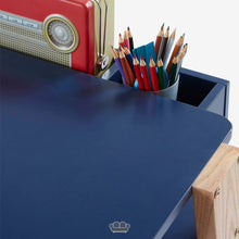 Cargar imagen en el visor de la galería, Adonis Escritorio Juvenil color Azul Petróleo y Madera