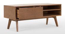 Cargar imagen en el visor de la galería, Jenson Mueble Multimedia color Roble Oscuro ideal para TV