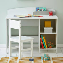 Cargar imagen en el visor de la galería, Evan Escritorio Infantil color Blanco y Gris