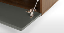 Cargar imagen en el visor de la galería, Hopkins Mueble Multimedia color Nogal y Gris ideal para TV
