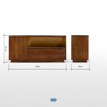 Cargar imagen en el visor de la galería, Anderson Mueble Multimedia color Acaramelado ideal para TV
