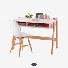 Cargar imagen en el visor de la galería, Adonis Escritorio Juvenil color Rosa Bebé y Madera