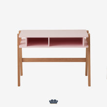 Cargar imagen en el visor de la galería, Adonis Escritorio Infantil color Rosa Bebé y Madera